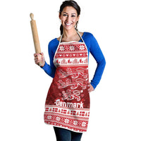 Denmark Christmas Apron Three Danish Lions - Wonder Print Shop