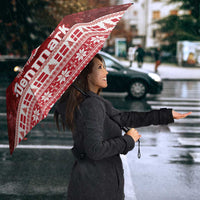 Denmark Christmas Umbrella Three Danish Lions - Wonder Print Shop