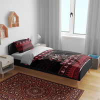 Denmark Santa Viking Christmas Bedding Set Julemanden Goes Viking - Wonder Print Shop