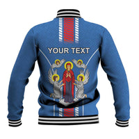 Personalized Belarus Baseball Jacket Coat Of Arms Minsk Capital