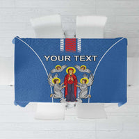 Personalized Belarus Tablecloth Coat Of Arms Minsk Capital