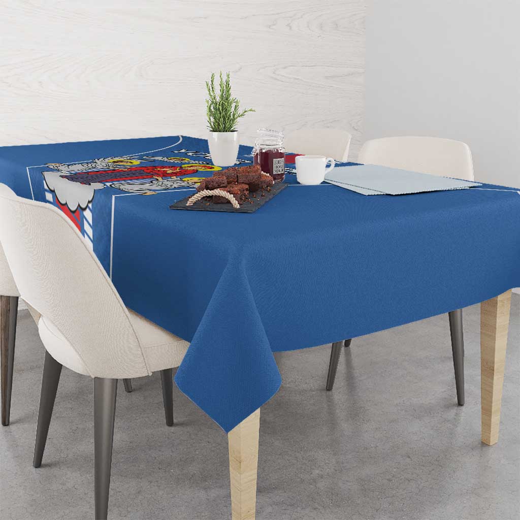 Personalized Belarus Tablecloth Coat Of Arms Minsk Capital