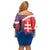 Slovakia Independence Day Family Matching Off Shoulder Short Dress and Hawaiian Shirt Devín Castle Nad Tatrou sa blyska