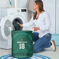 Iraq Football Custom Laundry Basket Mesopotamian Lion Pattern