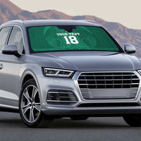 Iraq Football Custom Auto Sun Shade Mesopotamian Lion Pattern