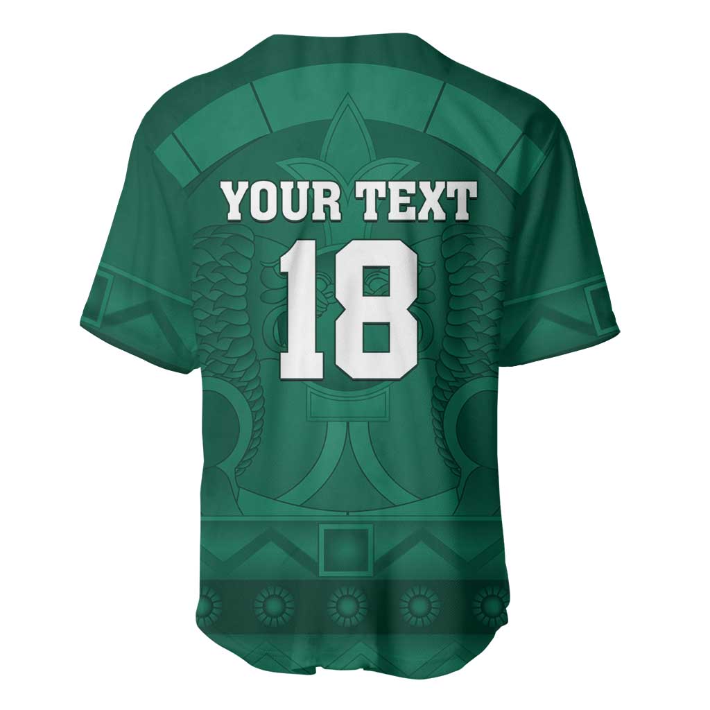 Iraq Football Custom Baseball Jersey Mesopotamian Lion Pattern
