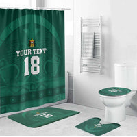 Iraq Football Custom Bathroom Set Mesopotamian Lion Pattern