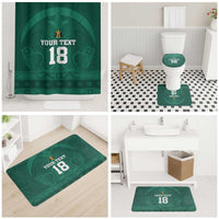 Iraq Football Custom Bathroom Set Mesopotamian Lion Pattern