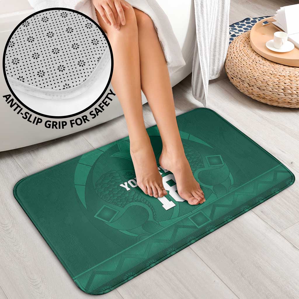 Iraq Football Custom Bathroom Set Mesopotamian Lion Pattern