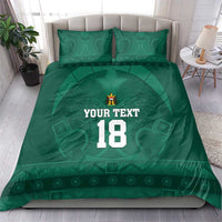 Iraq Football Custom Bedding Set Mesopotamian Lion Pattern