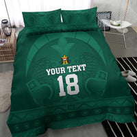 Iraq Football Custom Bedding Set Mesopotamian Lion Pattern