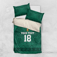 Iraq Football Custom Bedding Set Mesopotamian Lion Pattern