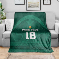 Iraq Football Custom Blanket Mesopotamian Lion Pattern