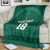 Iraq Football Custom Blanket Mesopotamian Lion Pattern