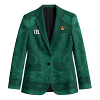 Iraq Football Custom Blazer Mesopotamian Lion Pattern
