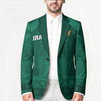 Iraq Football Custom Blazer Mesopotamian Lion Pattern