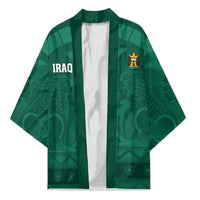 Iraq Football Custom Kimono Mesopotamian Lion Pattern