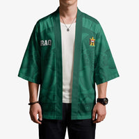 Iraq Football Custom Kimono Mesopotamian Lion Pattern