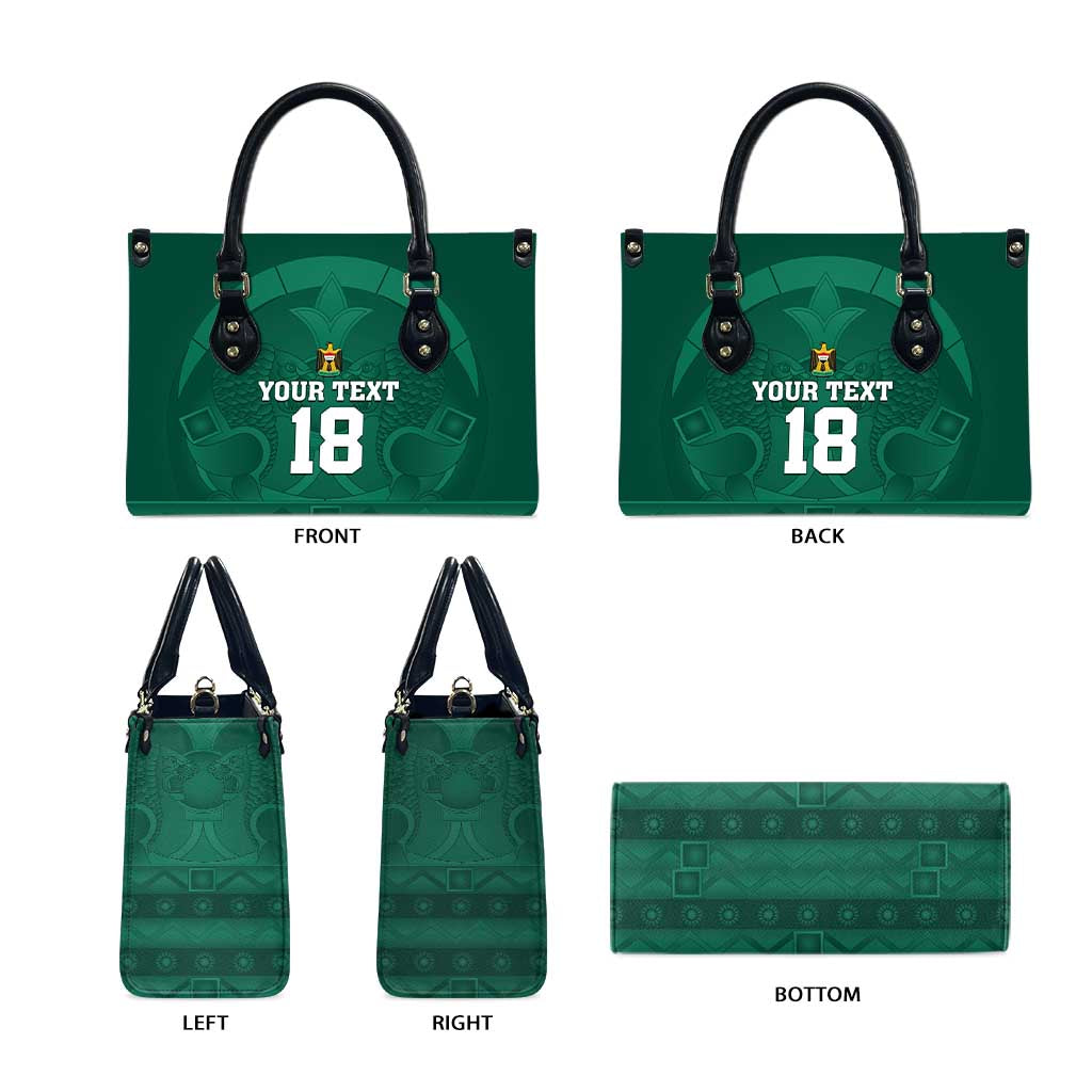Iraq Football Custom Leather Bag Mesopotamian Lion Pattern
