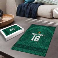 Iraq Football Custom Puzzle Mesopotamian Lion Pattern