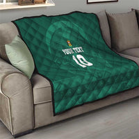 Iraq Football Custom Quilt Mesopotamian Lion Pattern