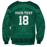 Iraq Football Custom Sweatshirt Mesopotamian Lion Pattern