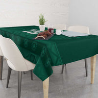 Iraq Football Custom Tablecloth Mesopotamian Lion Pattern