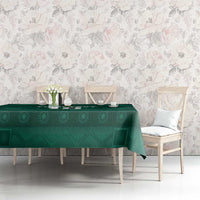 Iraq Football Custom Tablecloth Mesopotamian Lion Pattern