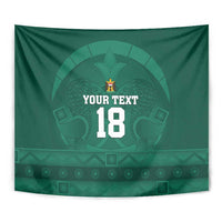 Iraq Football Custom Tapestry Mesopotamian Lion Pattern