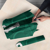 Iraq Football Custom Umbrella Mesopotamian Lion Pattern