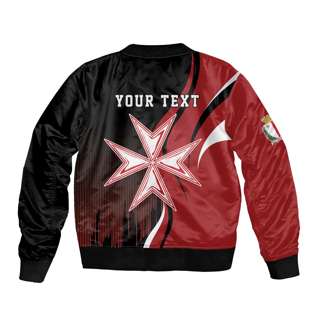 Personalized Malta Independence Day Bomber Jacket Maltese Cross With Independence Monument