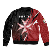 Personalized Malta Independence Day Bomber Jacket Maltese Cross With Independence Monument
