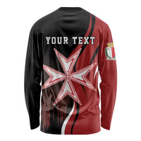 Personalized Malta Independence Day Long Sleeve Shirt Maltese Cross With Independence Monument
