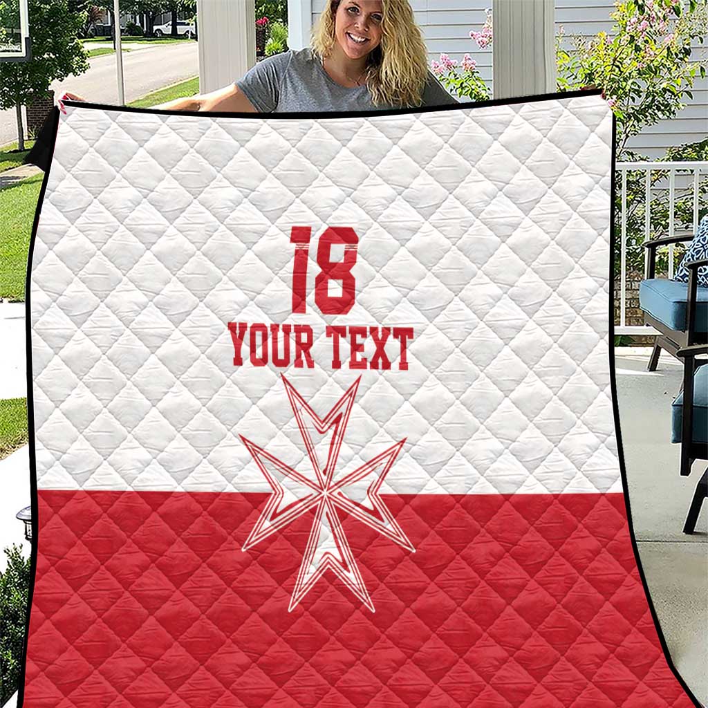 Custom Malta Football Quilt Tim nazzjonali tal-futbol ta Malta