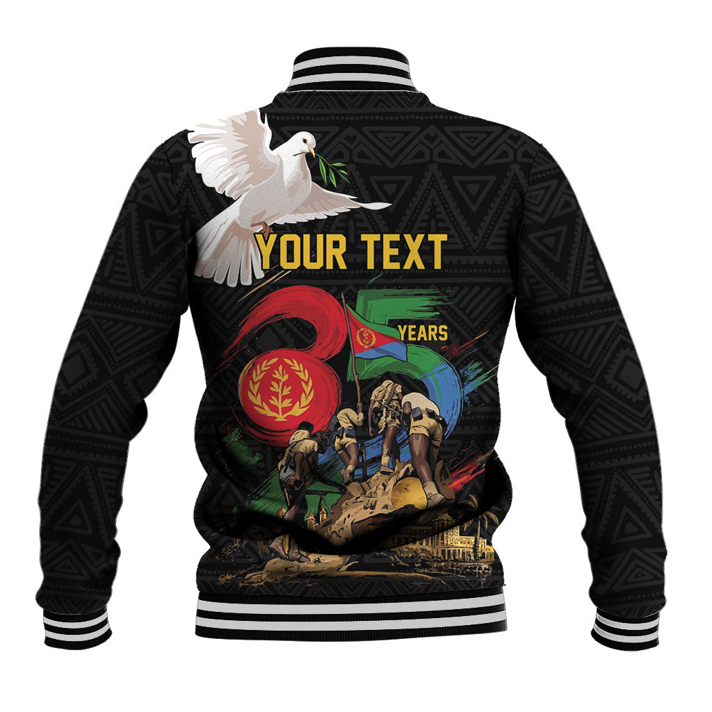 Personalized Eritrea Independence 35 Years Baseball Jacket Freedom Fighters Heritage