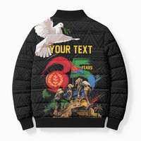 Personalized Eritrea Independence 35 Years Bomber Puffer Jacket Freedom Fighters Heritage
