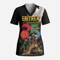 Personalized Eritrea Independence 35 Years Scrub Top Freedom Fighters Heritage