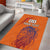 Custom Netherlands Football Area Rug Oranje Lion - Wonder Print Shop