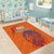 Custom Netherlands Football Area Rug Oranje Lion - Wonder Print Shop