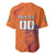 Custom Netherlands Football Baseball Jersey Oranje Lion - Wonder Print Shop