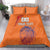 Custom Netherlands Football Bedding Set Oranje Lion - Wonder Print Shop