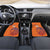 Custom Netherlands Football Car Mats Oranje Lion - Wonder Print Shop