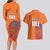 Custom Netherlands Football Couples Matching Long Sleeve Bodycon Dress and Hawaiian Shirt Oranje Lion - Wonder Print Shop