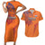 Custom Netherlands Football Couples Matching Short Sleeve Bodycon Dress and Hawaiian Shirt Oranje Lion - Wonder Print Shop