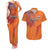 Custom Netherlands Football Couples Matching Tank Maxi Dress and Hawaiian Shirt Oranje Lion - Wonder Print Shop