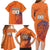 Custom Netherlands Football Family Matching Long Sleeve Bodycon Dress and Hawaiian Shirt Oranje Lion - Wonder Print Shop