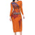 Custom Netherlands Football Family Matching Long Sleeve Bodycon Dress and Hawaiian Shirt Oranje Lion - Wonder Print Shop