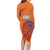 Custom Netherlands Football Family Matching Long Sleeve Bodycon Dress and Hawaiian Shirt Oranje Lion - Wonder Print Shop