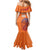 Custom Netherlands Football Family Matching Mermaid Dress and Hawaiian Shirt Oranje Lion - Wonder Print Shop