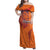 Custom Netherlands Football Family Matching Off Shoulder Maxi Dress and Hawaiian Shirt Oranje Lion - Wonder Print Shop